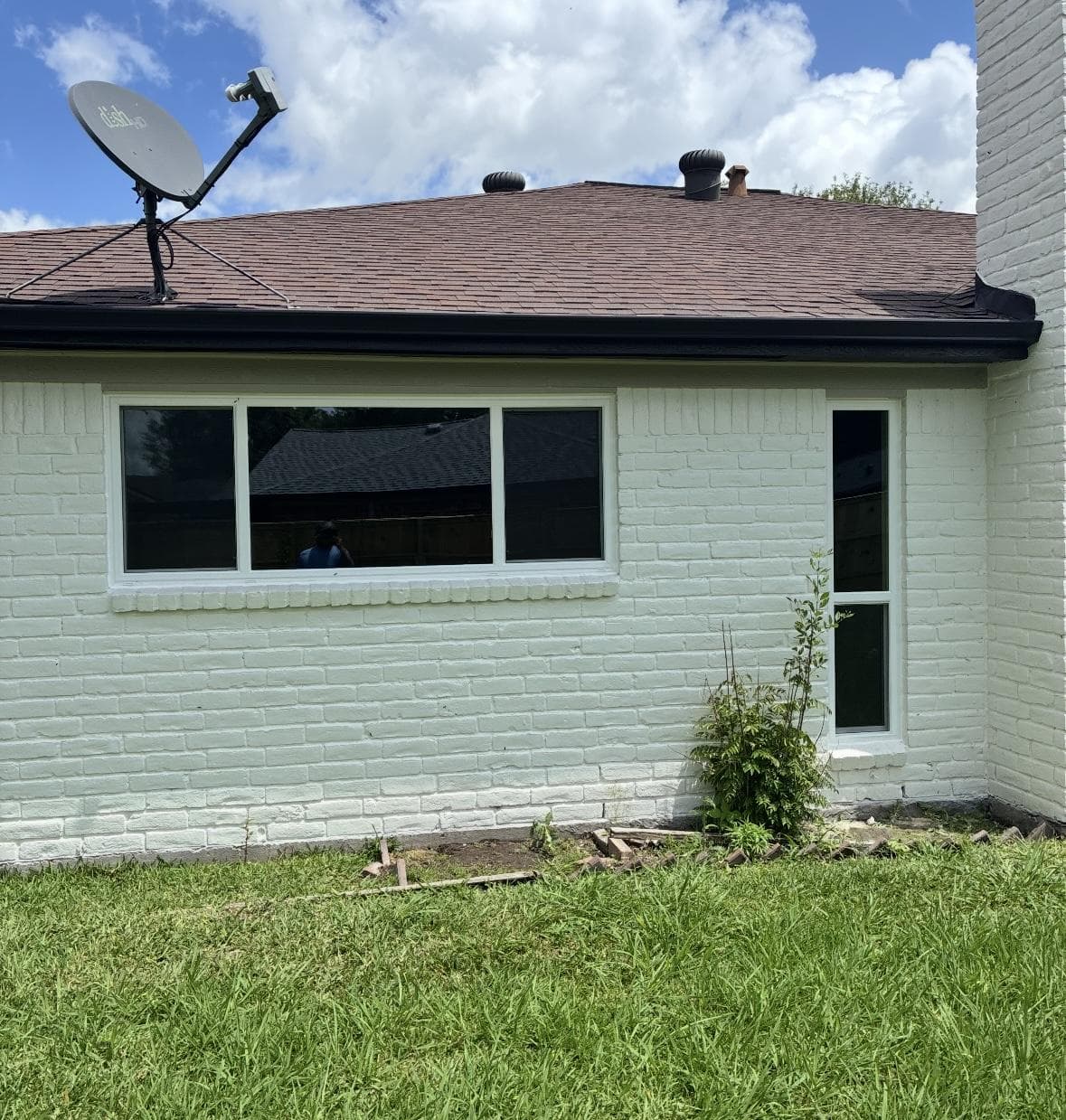 Replacement windows installed on a home near Cypress, TX